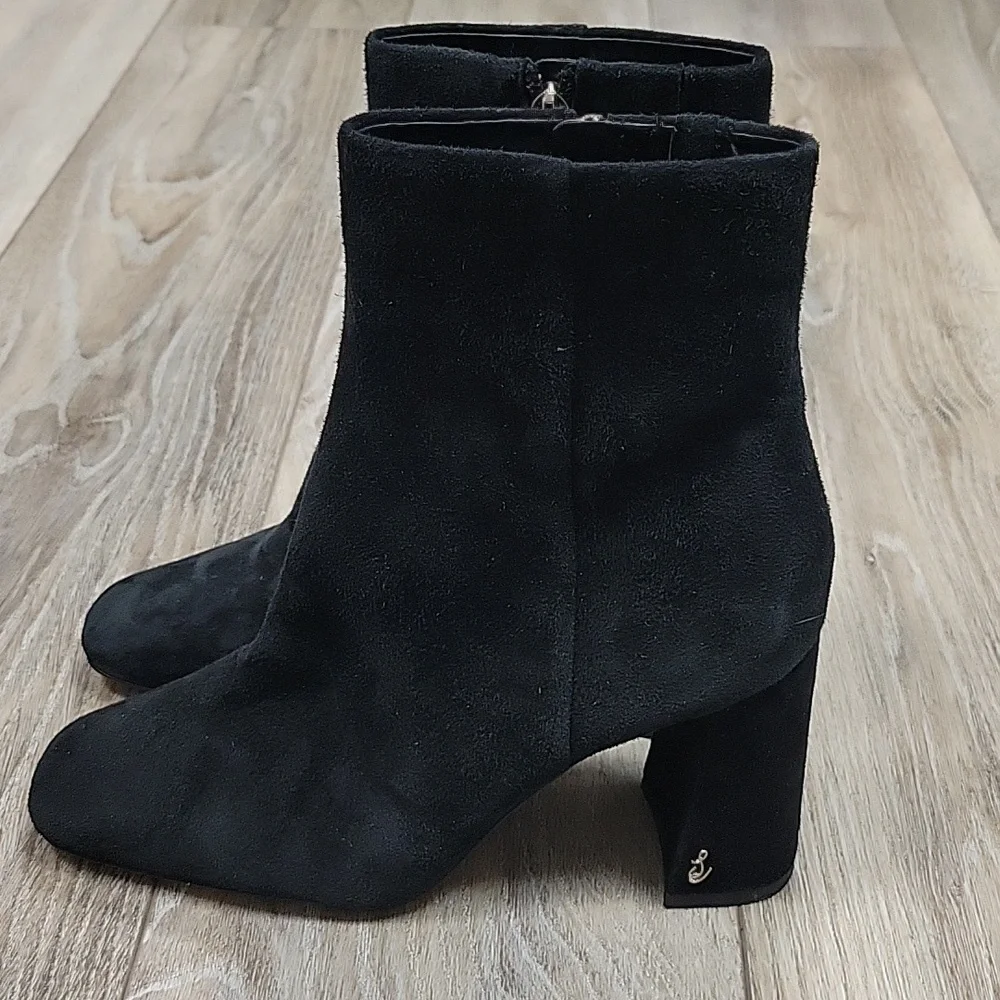 Sam Edelman Size 8 Black Suede Codie Bootie